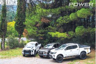 Nissan Navara 2,3lt DCi 182Ps / Toyota Hilux 2,4lt D-4D Cruiser 150Ps / Mitsubishi L200 Club Cab 2,2lt DI-D 150Ps 